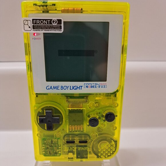 Refurbished Nintendo Gameboy Light Clear Yellow